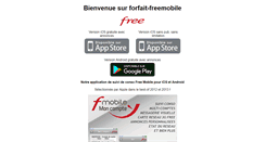 Desktop Screenshot of forfait-freemobile.com