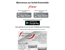 Tablet Screenshot of forfait-freemobile.com